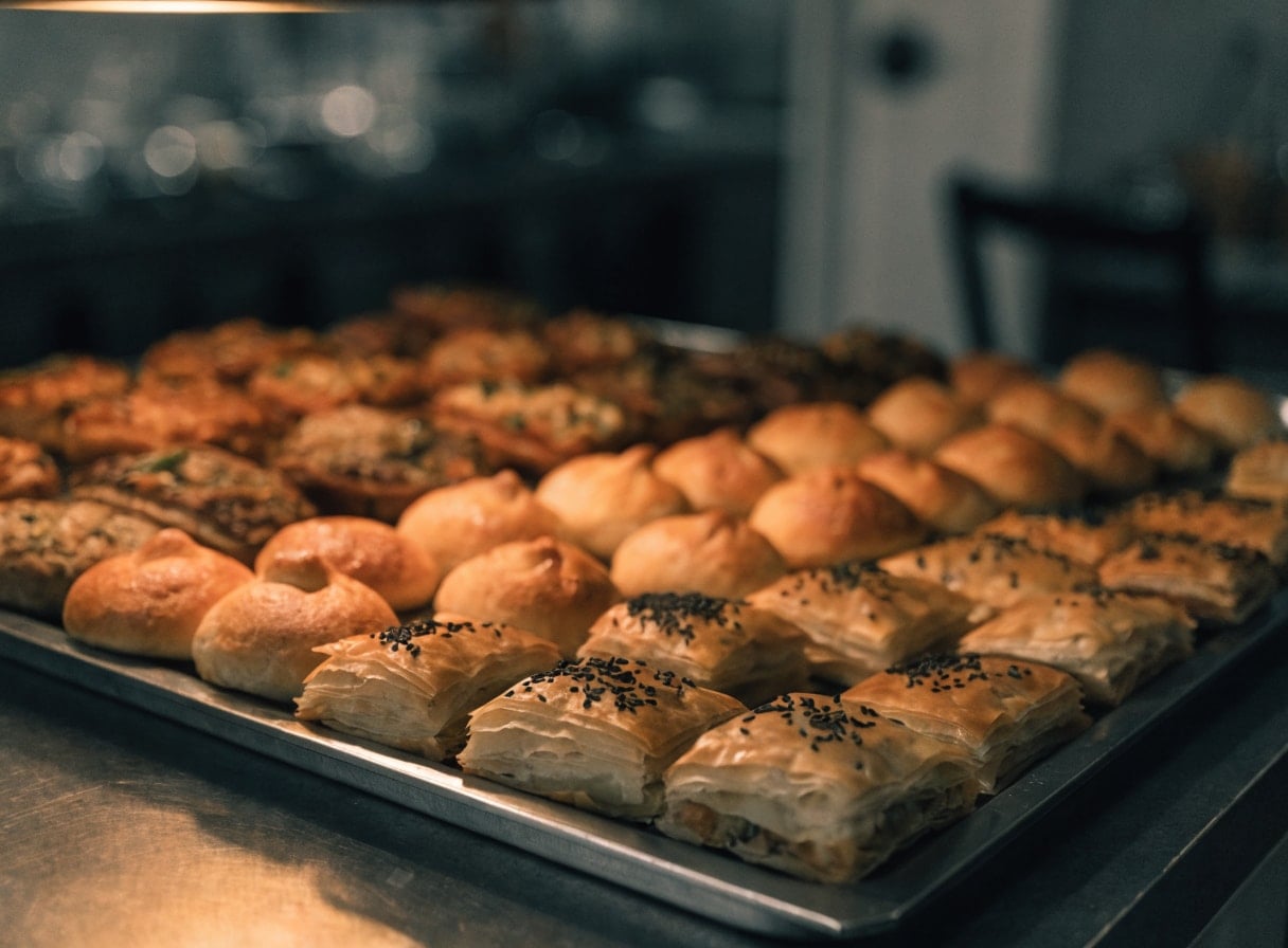 Borek Party Tray, handmade at Taskin Bakery