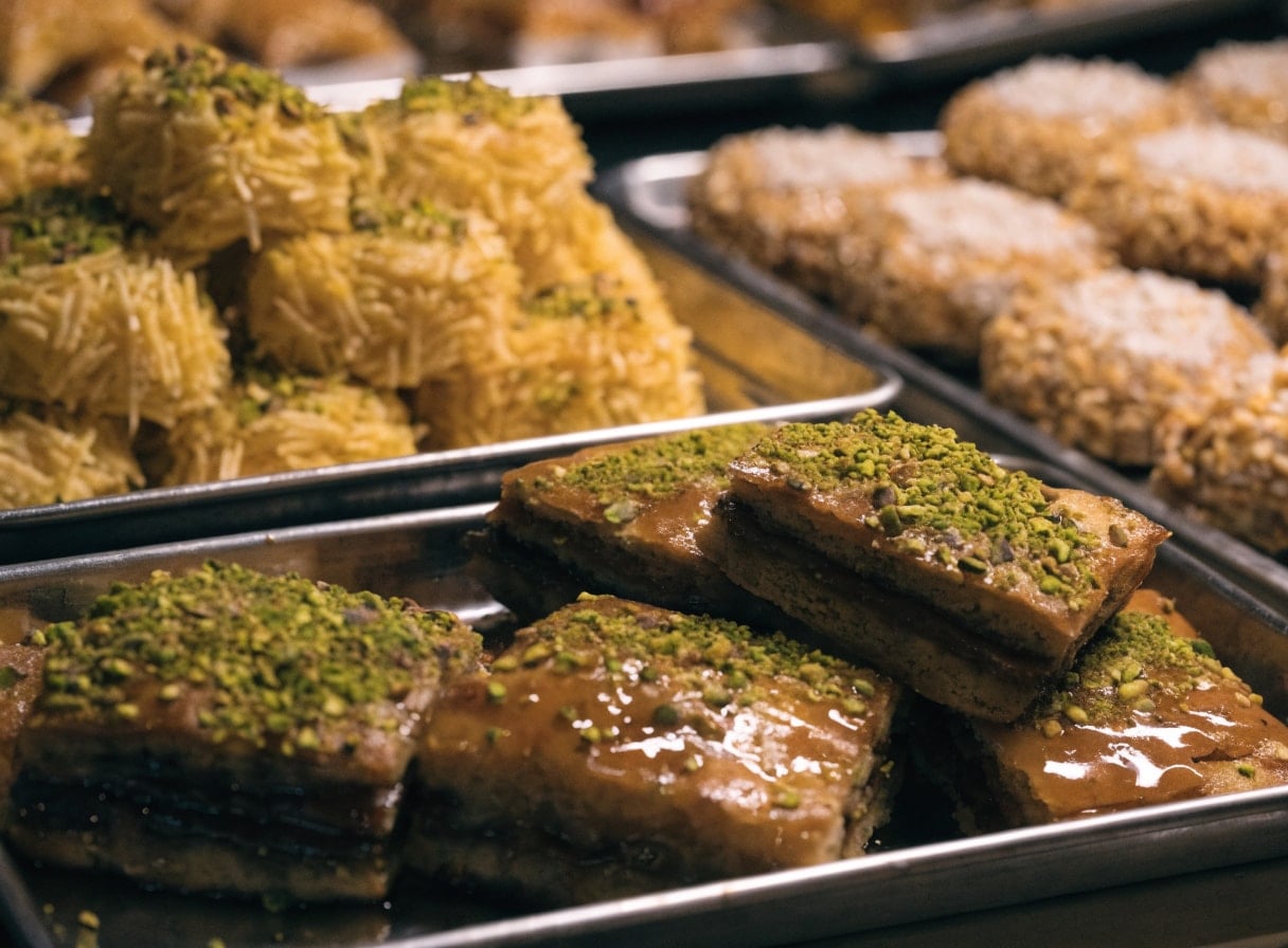 Desserts at Taskin Bakery