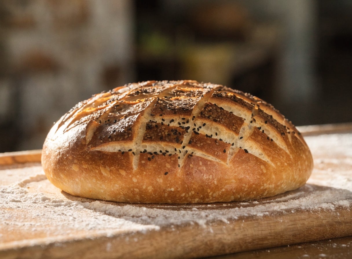Large Pide Bread, handmade at Taskin Bakery