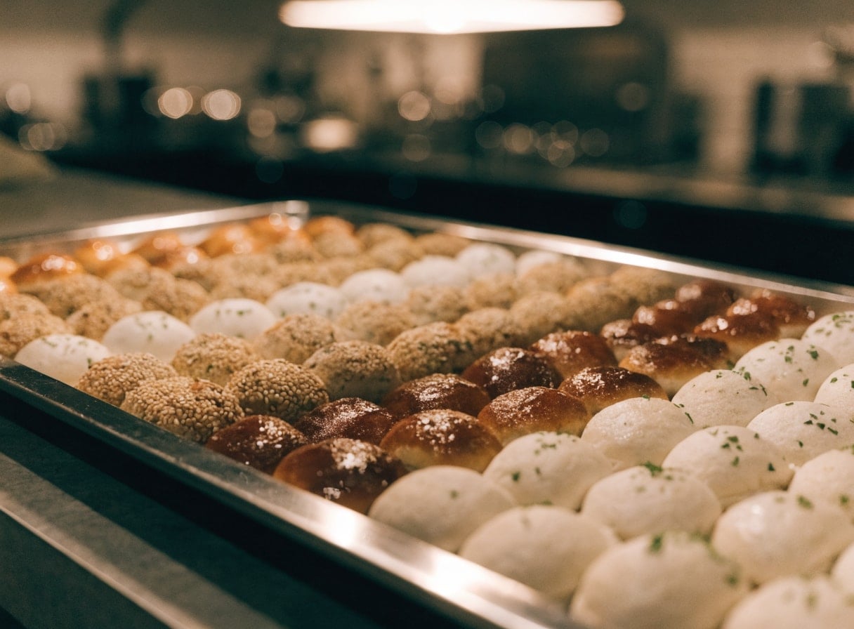 Pogaca and Acma Party Tray, handmade at Taskin Bakery