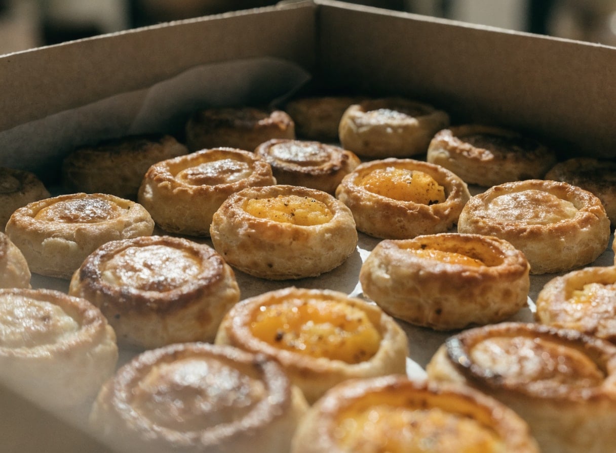 Potato Pogaca, handmade at Taskin Bakery